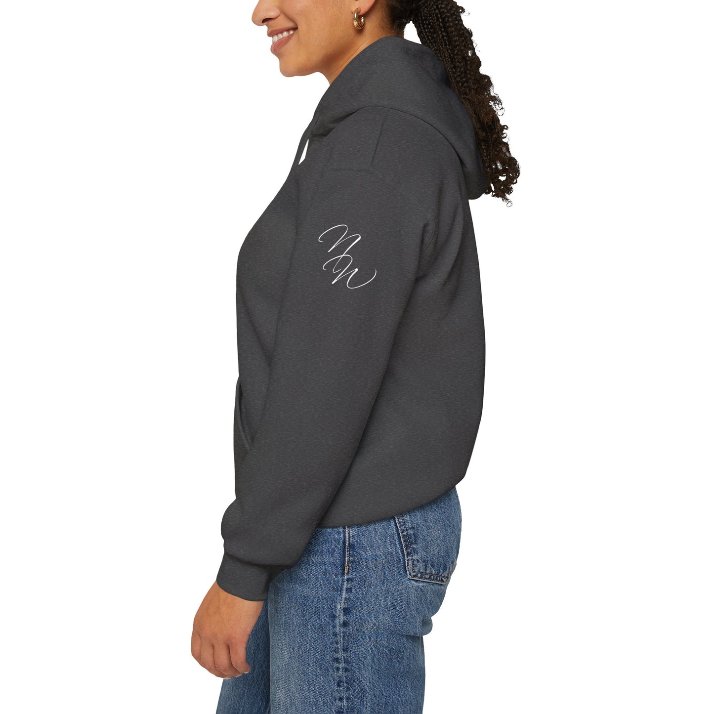 Apparel: Hoodie with White #beyou Print