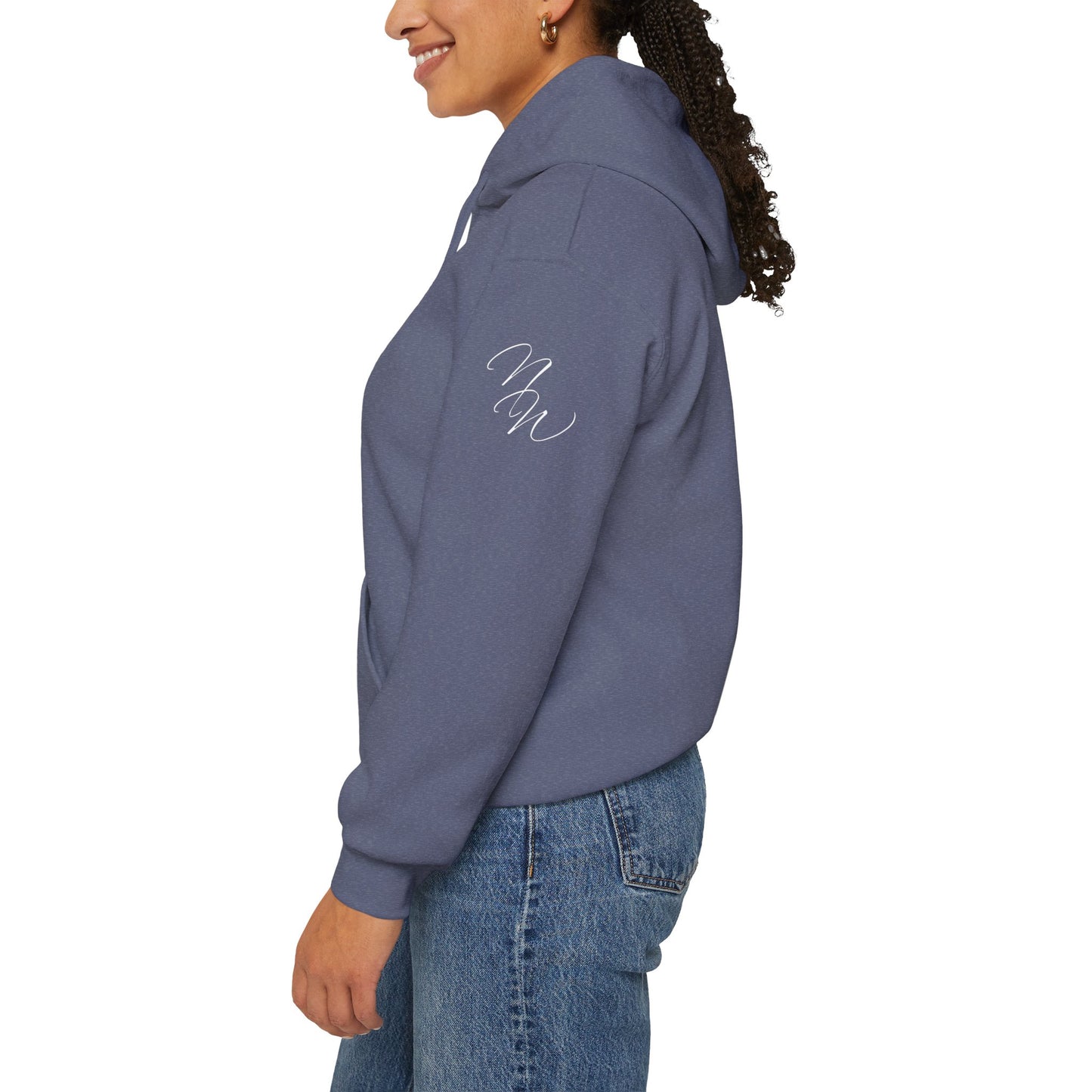 Apparel: Hoodie with White #beyou Print