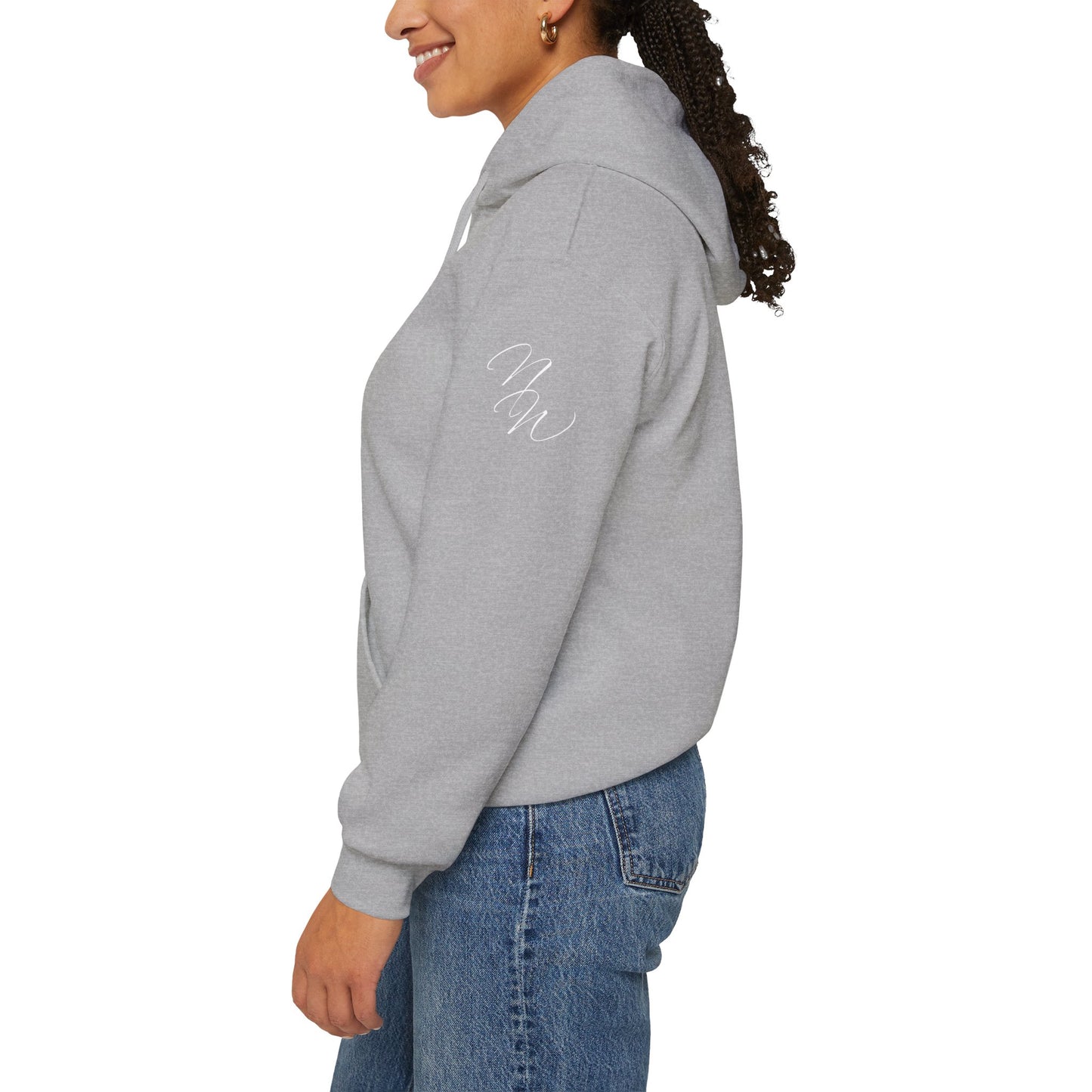 Apparel: Hoodie with White #beyou Print