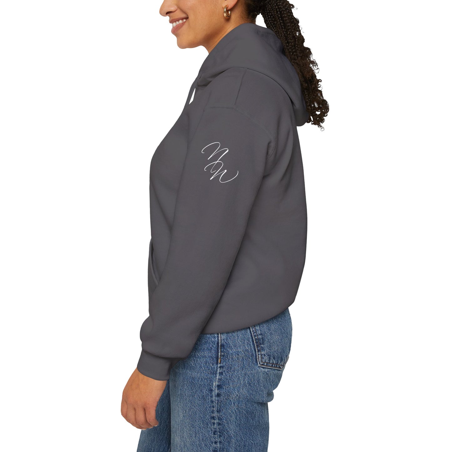 Apparel: Hoodie with White #beyou Print