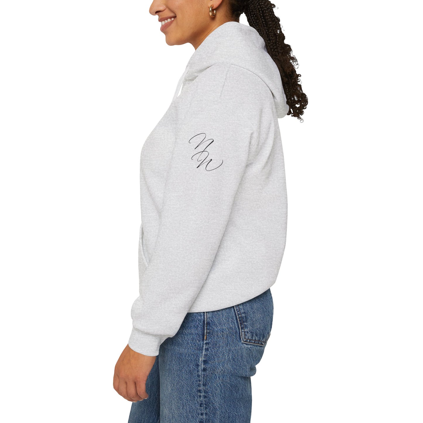 Apparel: Hoodie with Black #beyou Print